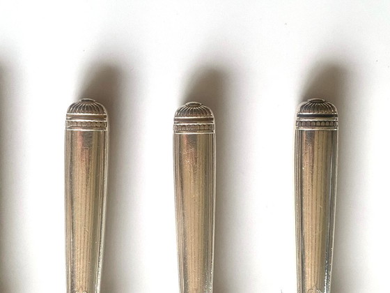 Image 1 of Christofle Malmaison Tafelservice – 12 Gedecke + Servierteile – versilbert