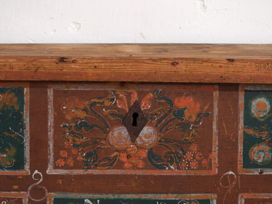 Antieke opbergkist met bloemendecoratie (Jaar 1895) #102 – Opbergkast (photo 31 of 40)