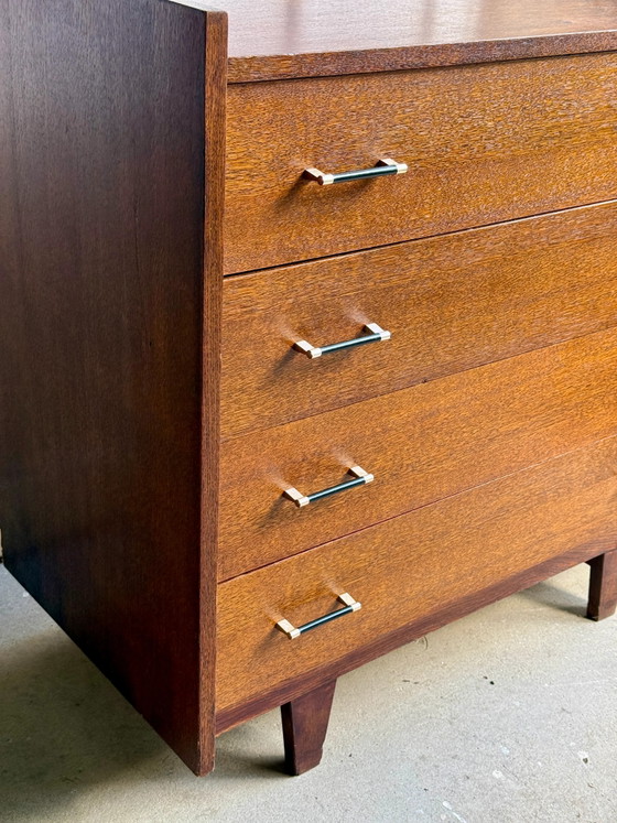 Kommode im Mid-Century-Stil, Kommoden, Holz, Metall, Mid Century Modern (Foto 7 von 16)