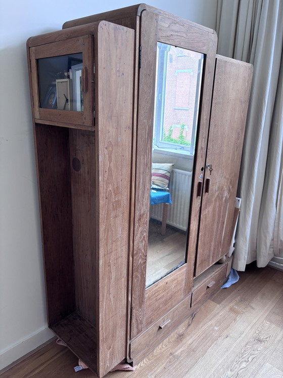Image 1 of Teakhouten kast opknappen