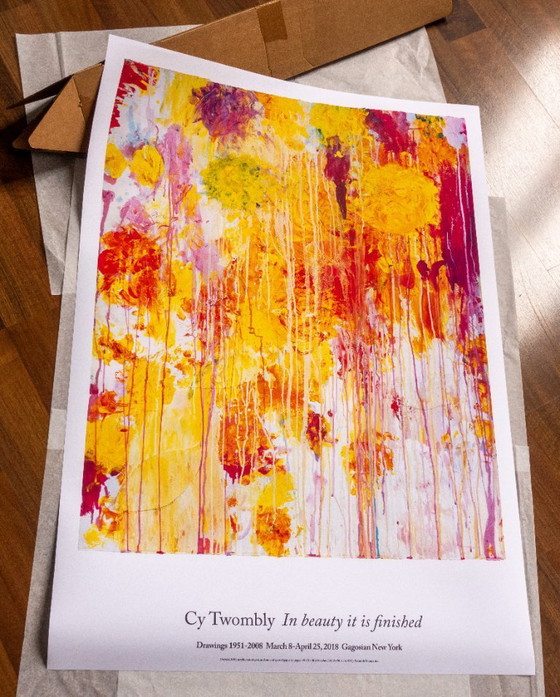 Image 1 of In Schönheit ist es vollendet – Cy Twombly – Poster 70 × 100 cm
