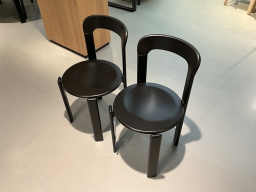 2x Hay Rey Chairs Black Showroom model