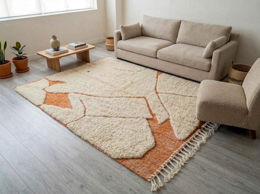 Berber wollen kleed met een prachtig traditioneel ontwerp, formaat 1,5/2,5 m – Ahrend, vloerkleden en tapijten (photo 2 of 8)