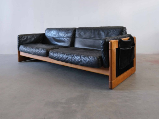 Divano vintage a 3 posti in teak, stile danese di metà secolo 