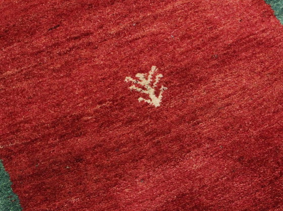 Image 1 of Original Persian carpet Gabbeh Ghashghai oriental carpet 126 cm x 86 cm old natural