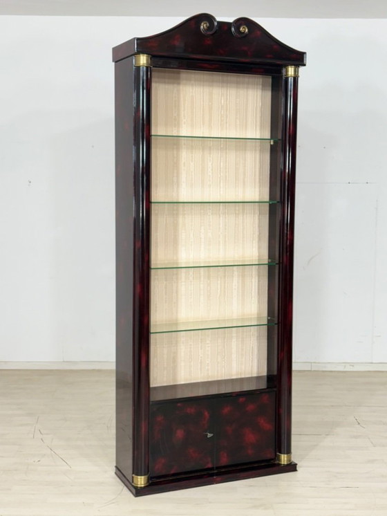 Image 1 of Art Deco Vitrine Vitrinenschrank Barschrank Geschirrschrank Wohnzimmerschrank Italian Design