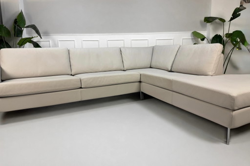COR Conseta Canapé Leder Gris Ausstellungsstück