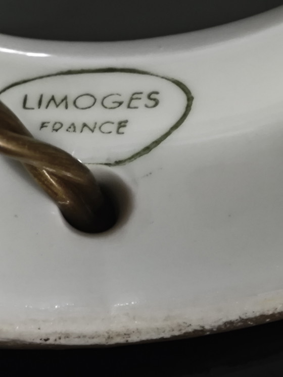 Image 1 of Base de lámpara Monick Schmeltz, Limoges Francia 