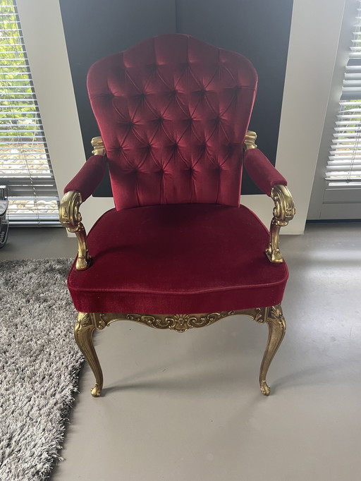 Beautiful Chair With Velours
