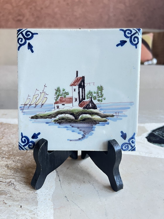 Image 1 of Set 3 tegels van Tichelaar