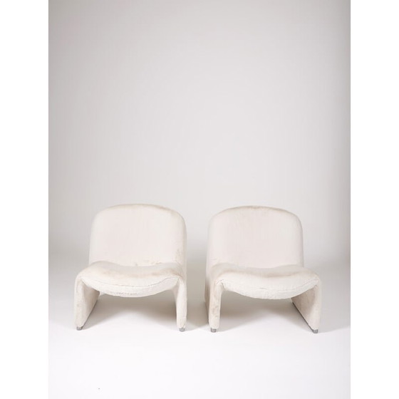 Image 1 of Pair of vintage Alky armchairs by Giancarlo Piretti for Artifort, Italy 1970