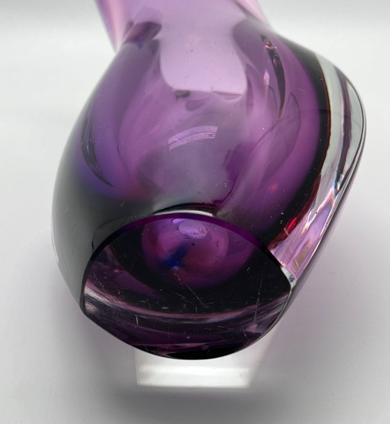Image 1 of Vase en verre de Murano – Technique Sommerso – Italie, vers 1960-1970