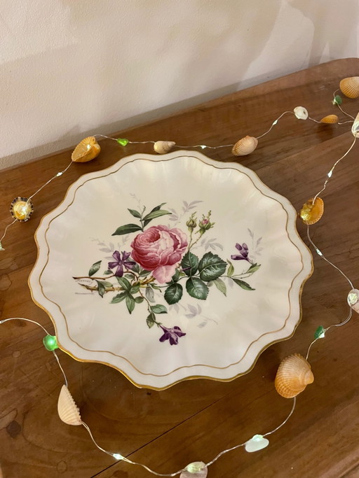 Piatto inglese Doulton Burslem (oro fino)