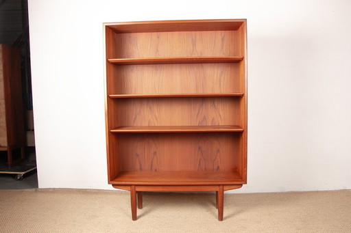 Teak bookcase, shelf, Danish by Borge Mogensen for Soborg Mobelfabrik 1960.