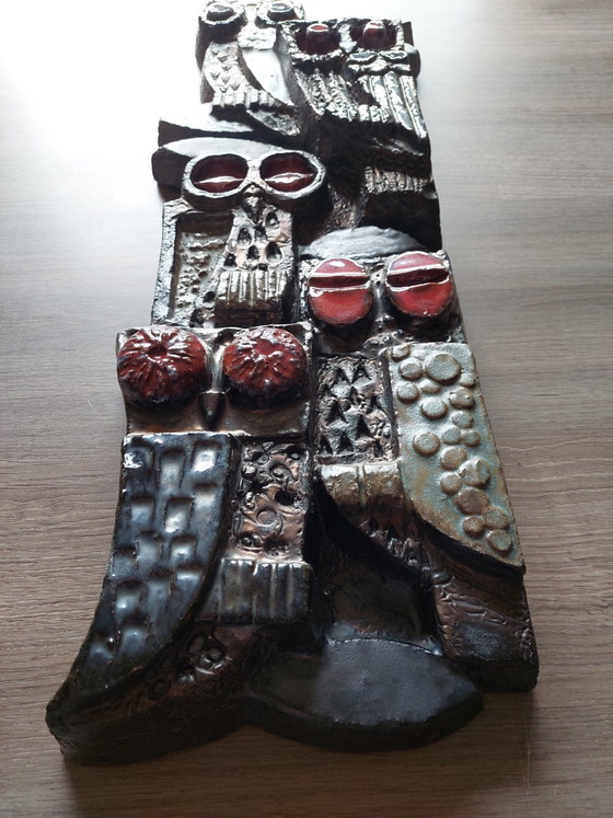 Perignem De Vijf Uilen – Wanddecoratie, Ceramic (photo 5 of 5)
