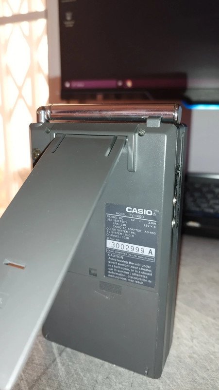 Casio LCD TV-1400 Vintage VHF UHF / Rare Decoration / New condition