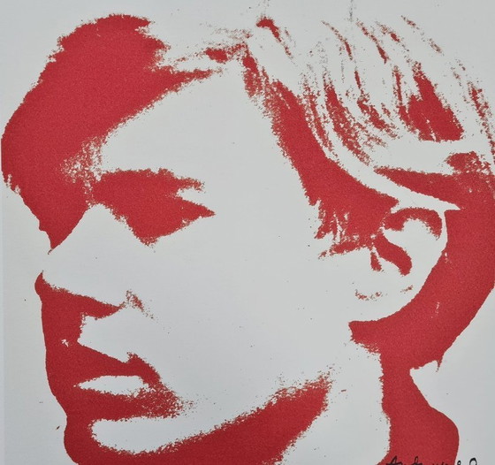 Image 1 of D'après Andy Warhol, Autoportrait, années 1980, lithographie
