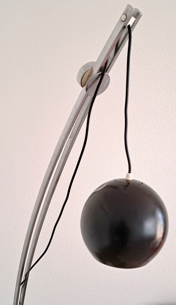 Image 1 of Retro Vintage Floor Standing Ball Lamp, Space Age!