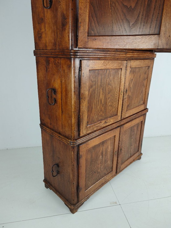 Image 1 of Cassapanca da campagna in pino europeo del XIX secolo