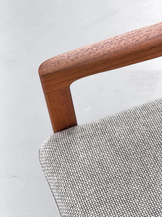 Senator Rocking Chair in Teak by Ole Wanscher for Cado, 1974, Wool, Mid Century Modern (photo 8 of 31)
