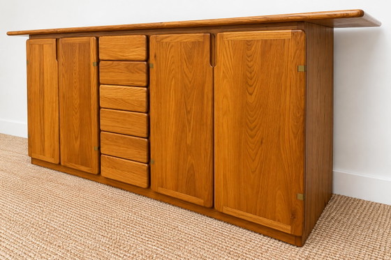 Romanutti Elm Sideboard – Italy, 1978 – High Boards, Wood (photo 10 of 11)