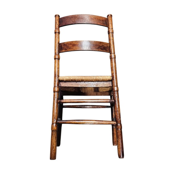2 x Art Deco Rush Chair / Amsterdam School / Jac Levee / Mid-Century – Dining chairs (photo 13 of 21)