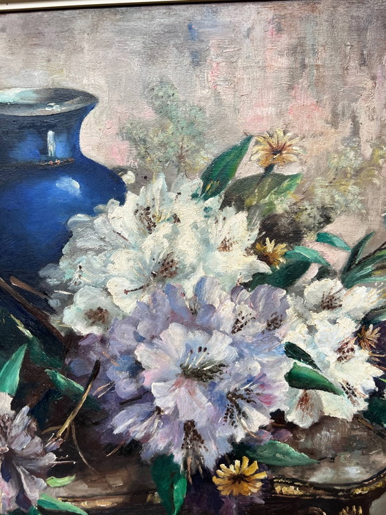 Schilderij "Stilleven met bloemen" – Schilderijen & Tekeningen, Canvas (photo 4 of 8)