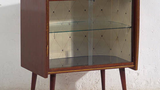 Vitrinekast in Mid-Century stijl (ca. 1950) – Vitrinekasten, Wood, Glass, Mid Century Modern (photo 3 of 34)