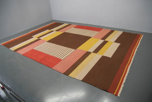 Raro tappeto geometrico di Antonin Kybal, 1948