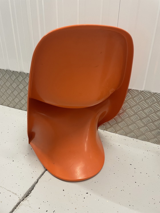 Casalino 1 High Chair Vintage Retro Orange – Side chairs, Plastic (photo 3 of 5)