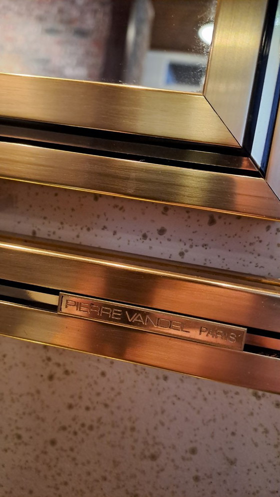 Pierre Vandel Paris – Specchio & console vintage – Vetro (photo 5 of 7)