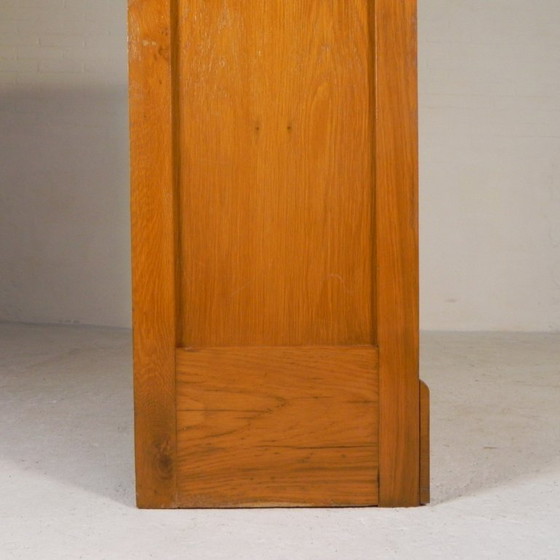 Armadio a serrandina in rovere con 2 ante, alto 150 cm, anni '30 – Cassettiere, Legno (photo 17 of 21)