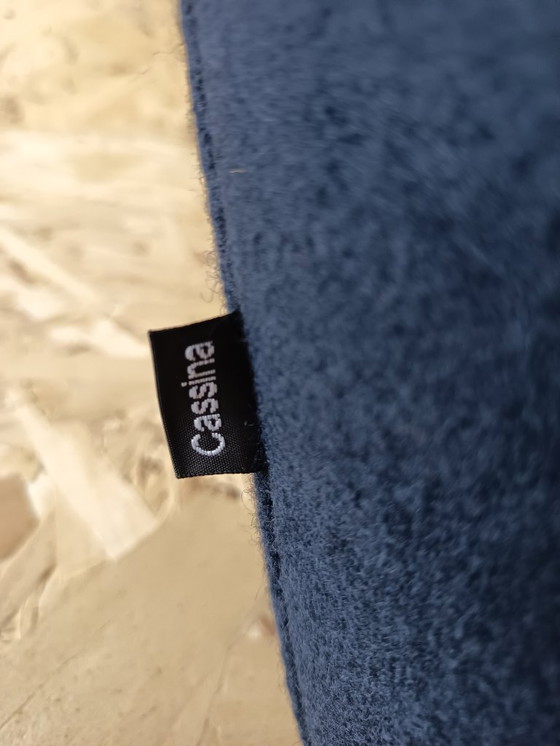 Image 1 of CASSINA Utrecht 637 armchair in Midnight BLUE Kvadrat wool by Gerrit Rietveld