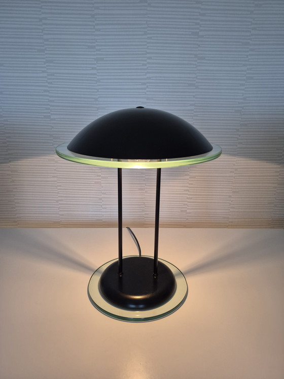 Image 1 of Herda table/desk lamp. Vintage 1980s mushroom lamp.