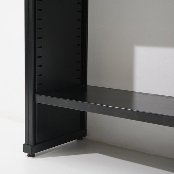 Image 1 of Black metal bookcase, 1970s