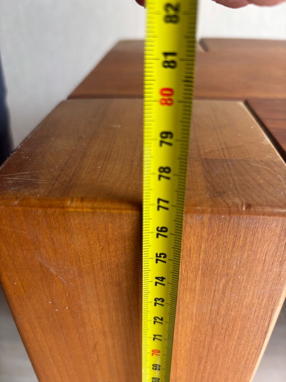 Image 1 of Handmade solid oak wall table