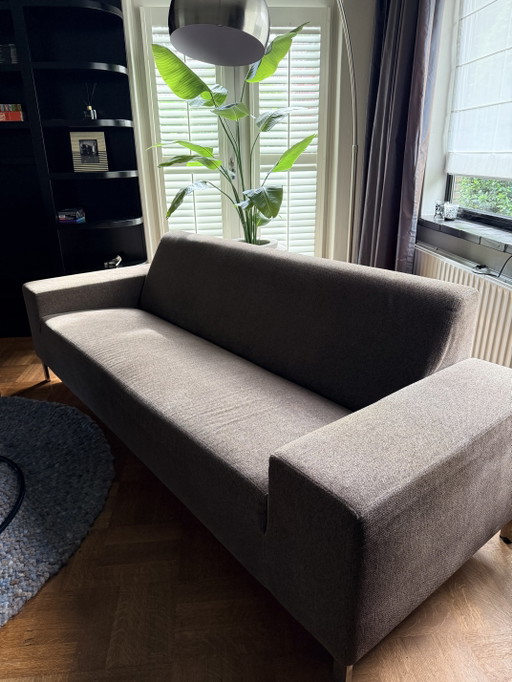 Banque Gelderland 6511 + pouf – 3 5 zitsbanken, Textile, Wood