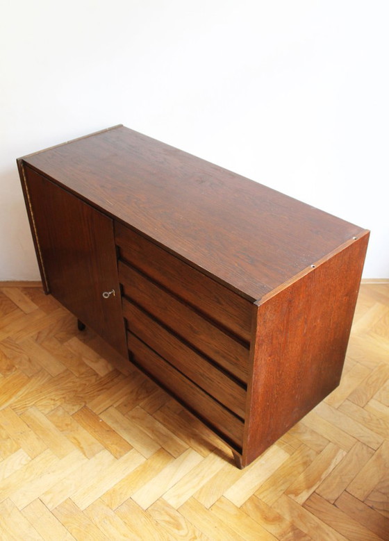 Jiří Jiroutek U-458 Sideboard – Oak – Interiér Praha – 1972 – Interier Praha, Wood (photo 14 of 17)