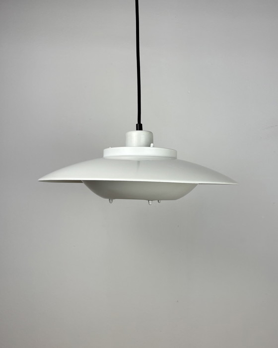 Image 1 of Lampada a sospensione vintage Frimann UFO, Danimarca, anni '70, Disco volante, Era spaziale, Mid Century Modern, anni '70, Desig