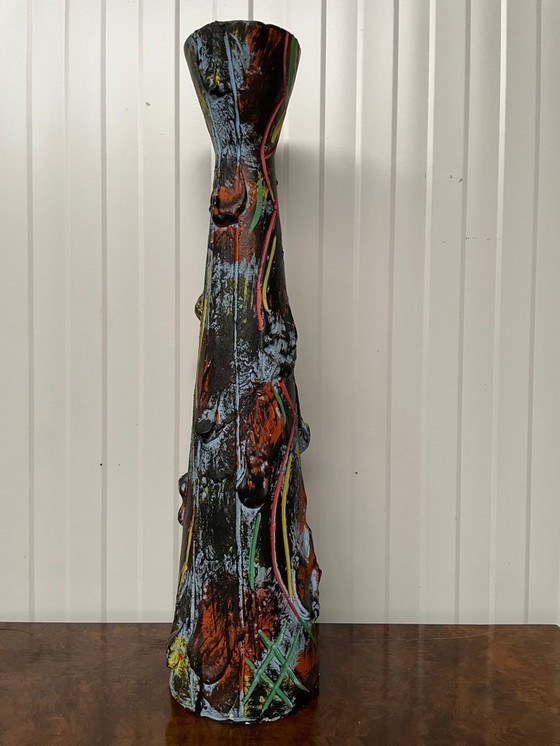 Image 1 of Un vaso vintage colorato extra large