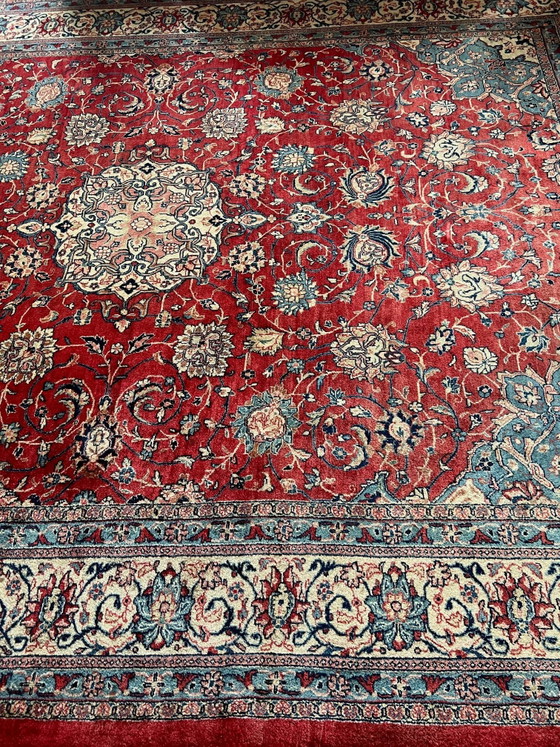 Sarouk Mahal. Grand tapis persan 100% laine, 373x282 cm. – Wool, Cotton (photo 13 of 17)