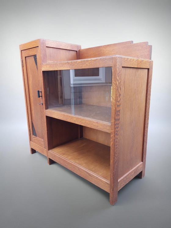 Image 1 of Antiek kastje boekenkastje theekastje art deco