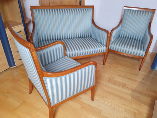 Conjunto de 2 sillones y 1 sofá de dos plazas SELVA Italia