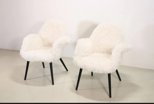 2 sillas Vitra Organic de Charles Eames y Eero Saarinen – fauteuils, Wood, Design (photo 2 of 8)