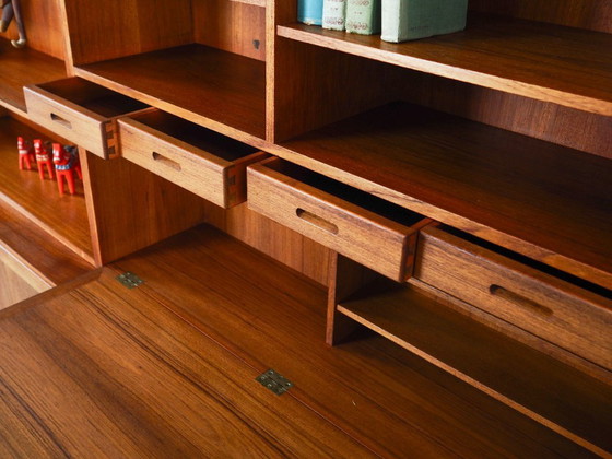 Image 1 of Set di librerie in teak, design danese, anni '70, designer: Kai Winding