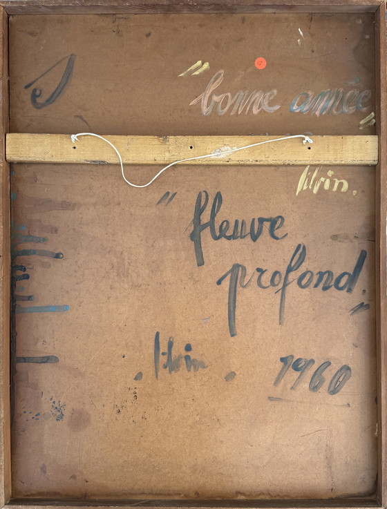 Image 1 of Silvin Bronkart - Deep River - magnificent painting from 1960