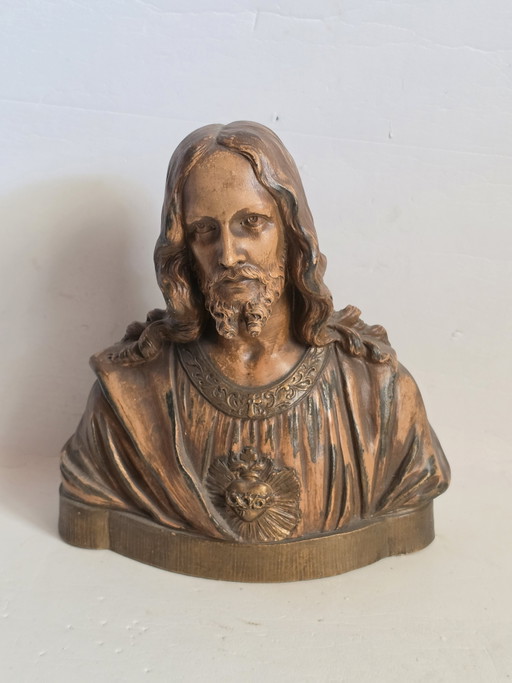G. Parentani – Terrakotta-Büste des „Heiligen Herdes Jesu“