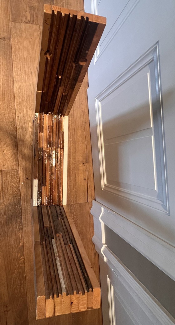 Piet Hein Eek – Mesa de Comedor Original de Madera Reciclada con Patas en T (Alto Brillo) – 260 cm – Como (photo 18 of 21)