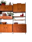 Vintage XL Danish Modular Teak Wall System '60s