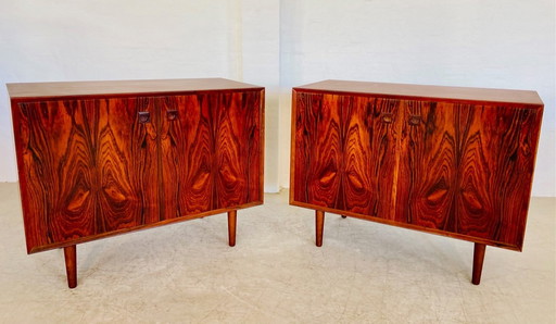 CREDENZE VINTAGE RETRO DANESI DI METÀ SECOLO IN PALISSANDRO DI BROUER ANNI '60